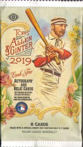 2019 Topps Allen & Ginter Baseball - Gravity Pack