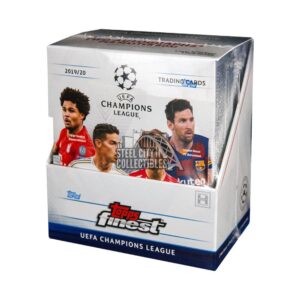 2019-20 Topps Finest UEFA Champions League Soccer Cards - Hobby Box