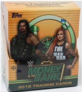 2019 Topps WWE Money in the Bank Wrestling Cards - Hobby Box