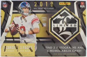 2019 Panini Limited Football Cards - 1st Off The Line / Hobby Box