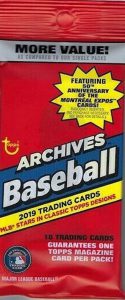 2019 Topps Archives Baseball - Fat Pack