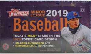 2019 Topps Heritage Minor League Baseball - Hobby Box