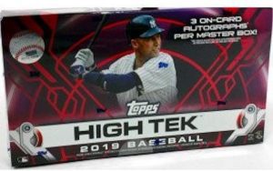 2019 Topps High Tek Baseball Cards - Hobby Box