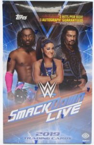 2019 Topps WWE Smackdown Live Wrestling - Hobby Box