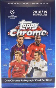 2018-19 Topps Chrome UEFA Champions League Soccer - Hobby Box