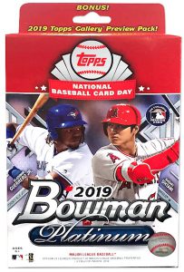 2019 Bowman Platinum Baseball - Hanger Box