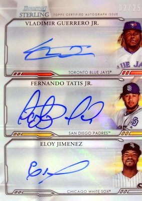 Click here to view No Purchase Necessary (NPN) Information for 2019 Bowman Sterling Baseball