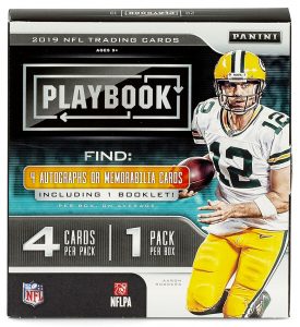 2019 Panini Playbook Football Cards - Retail Box / Hanger Pack