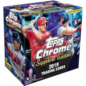 2019 Topps Chrome Sapphire Baseball - Hobby Box