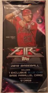 2019 Topps Fire Baseball - Rack Pack