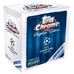 2020-21 Topps Chrome Sapphire Edition UEFA Champions League Soccer Cards - Hobby Box