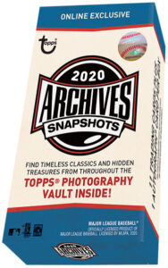 2020 Topps Archives Snapshots Baseball Cards - Hobby Box