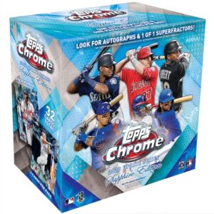2020 Topps Chrome Update Series Sapphire Edition Baseball Cards - Hobby Box
