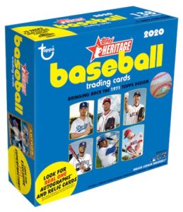 2020 Topps Heritage Chrome Mega Box Baseball Cards - Mega Box