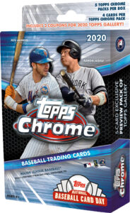 2020 Topps Chrome Baseball Cards - Hanger Box