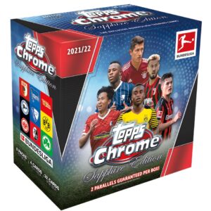 2021-22 Topps Chrome Sapphire Edition Bundesliga Soccer Cards - Hobby Box