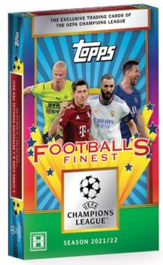 2021-22 Topps Football’s Finest Flashbacks UEFA Champions League Soccer Cards - Hobby Box