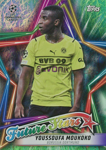 Click here to view No Purchase Necessary (NPN) Information for 2021-22 Topps UEFA Champions League Jade Edition Soccer Cards