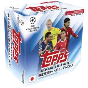 2021-22 Topps UEFA Champions League Japan Edition Soccer Cards - Hobby Box