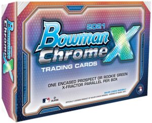 2021 Bowman Chrome X Baseball Cards - Hobby Box