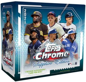 2021 Topps Chrome Sapphire Edition Baseball Cards - Hobby Box