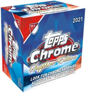 2021 Topps Chrome Sapphire Edition MLS Major League Soccer Cards - Hobby Box