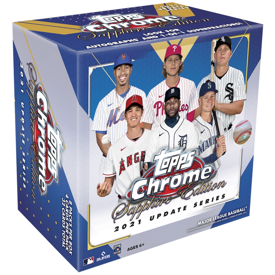 Click here to view No Purchase Necessary (NPN) Information for 2021 Topps Chrome Update Series Sapphire Edition Baseball Cards