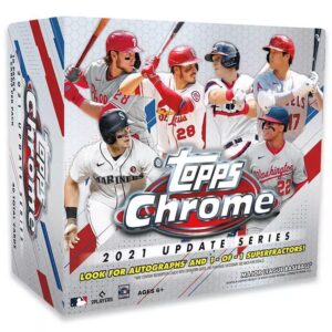 2021 Topps Chrome Update Series Baseball Cards - Mega Box