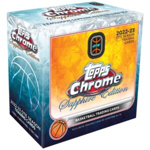 2022-23 Topps Chrome Sapphire Edition OTE Overtime Elite Basketball Cards - Hobby Box