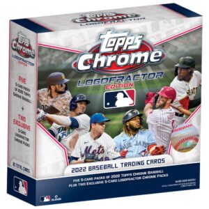 2022 Topps Chrome Logofractor Edition Baseball Cards - Hobby Box