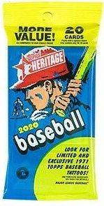 2020 Topps Heritage Baseball Cards - Fat Pack