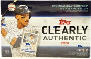 2020 Topps Clearly Authentic Baseball Cards - Hobby Box