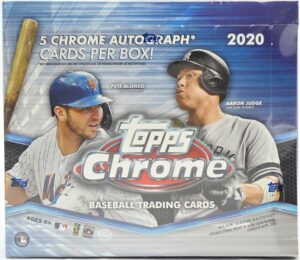 2020 Topps Chrome Baseball Cards - Jumbo Hobby Box