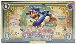 2020 Topps Gypsy Queen Baseball Cards - Hobby Box (Back of Box)