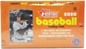 2020 Topps Heritage Minor League Baseball Cards - Hobby Box