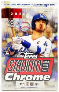 2020 Topps Stadium Club Chrome Baseball Cards - Hobby Box