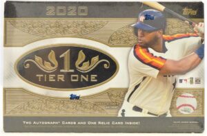 2020 Topps Tier One Baseball Cards - Hobby Box