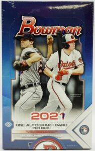 2021 Bowman Baseball Cards - Hobby Box