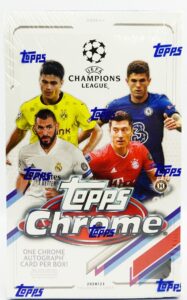 2020-21 Topps Chrome UEFA Champions League Soccer - Hobby Box