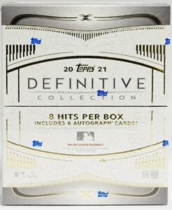 2021 Topps Definitive Collection Baseball Cards - Hobby Box