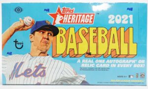 2021 Topps Heritage Baseball Cards - Hobby Box