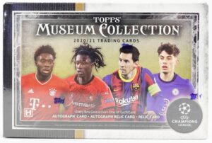 2020-21 Topps Museum Collection UEFA Champions League Soccer Cards - Hobby Box
