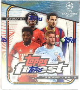 2020-21 Topps Finest UEFA Champions League Soccer Cards - Hobby Box