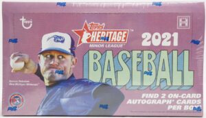 2021 Topps Heritage Minor League Baseball Cards - Hobby Box