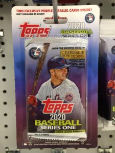 2020 Topps Series 1 Baseball Cards - Meijer Blister Pack