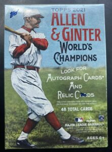 2021 Topps Allen & Ginter Baseball Cards - Blaster Box