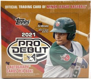2021 Topps Pro Debut Baseball Cards - Jumbo Box
