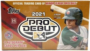 2021 Topps Pro Debut Baseball Cards - Hobby Box