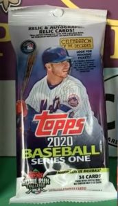 2020 Topps Series 1 Baseball Cards - Fat Pack (Target)