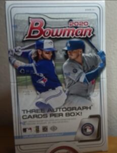 2020 Bowman Baseball Cards - Jumbo Box